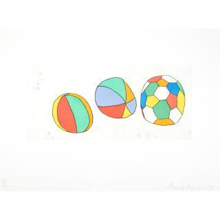 Donald Baechler - 3 Balls