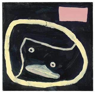 Donald Baechler - Black Painting Number 10