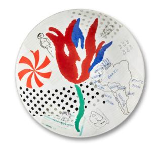 Donald Baechler - Blumenschale