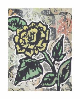 Donald Baechler - Chinese Flower