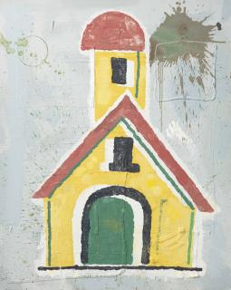 Donald Baechler - Fear of Wood Paneling #2