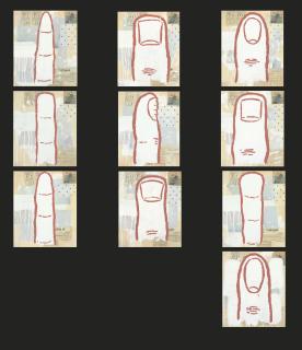 Donald Baechler - Finger #1-10