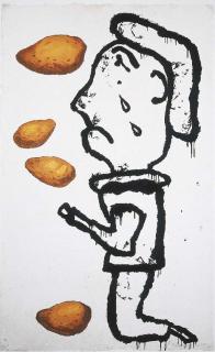 Donald Baechler - Potato Sellers