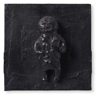 Donald Baechler - ”Reclining figure\