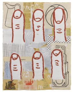 Donald Baechler - Six Fingers