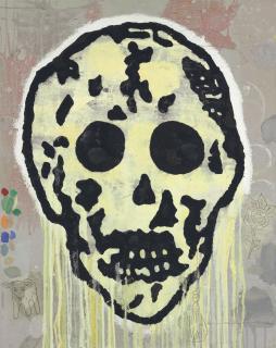 Donald Baechler - Skull Study