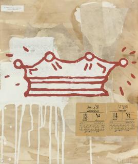 Donald Baechler - Small Red Line Drawing No. 9