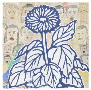 Donald Baechler - Still Life (Sunflower)