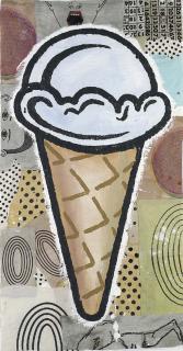 Donald Baechler - Study for 29 Burton Street #2