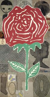 Donald Baechler - The Butterfly Flower #2