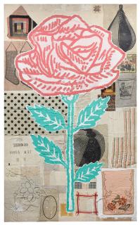 Donald Baechler - The Rose Of Delhi #1