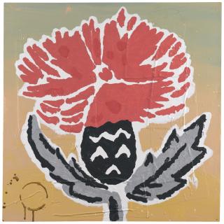 Donald Baechler - Thistle #1