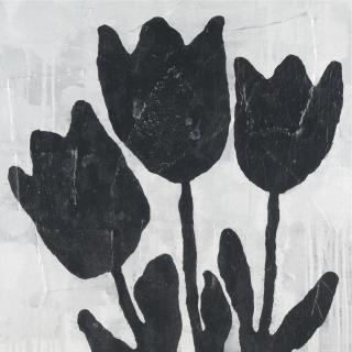 Donald Baechler - Three Tulips