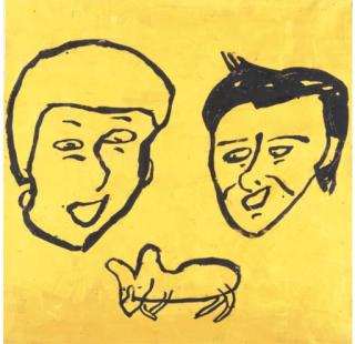 Donald Baechler - Toter Hund