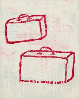 Donald Baechler - Two Suitcases