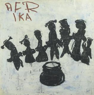 Donald Baechler - Untitled (Afrika)