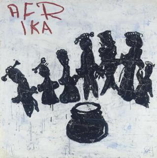 Donald Baechler - Untitled (Afrika)