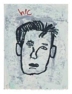 Donald Baechler - Water Closet Drawing