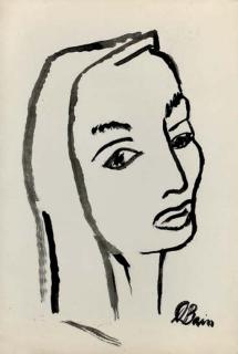 Donald Bain - Portrait of a girl; and 2 other portraits by the same hand