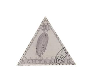 Donald Evans - Achterdijk, 1930, Airpost, Zeppelin In Flight, 1974