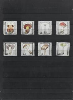 Donald Evans - Sabot - Poisonous Mushrooms - A Series of Eight Stamps