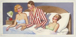 Donald Fraser Gould McGill - \'I can\'t persuade her that she only came to our wedding as a bridesmaid\' (illustrated); \'Burglars! Well go down and scare hell out of \'em with your pajamas!\'; and \'A distraction from the newspaper\'