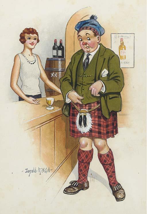 Donald Fraser Gould Mcgill - \'Parting is such sweet sorrow\' (illustrated); and \'Great Scott! I asked for bath salts - not fruit salts!\'