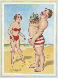 Donald Fraser Gould McGill - \'This is the place to grow hair on your chest\' (illustrated); \'I\'m quite respectable but full of fun\'; and \'I\'m having a glorious time\'