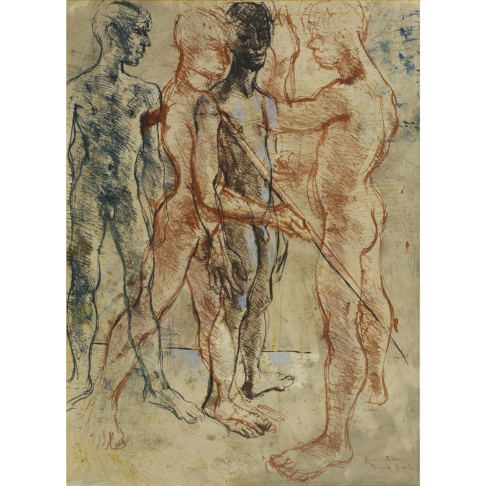 Donald Friend - Australian Figure Studies