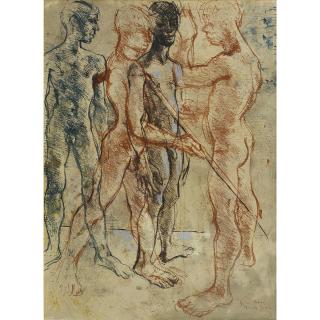 Donald Friend - Australian Figure Studies