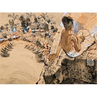 Donald Friend - Australian Trincomalee, The Boy From The Fort