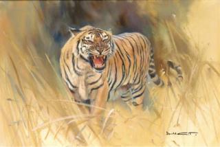 Donald Grant - Tiger growling