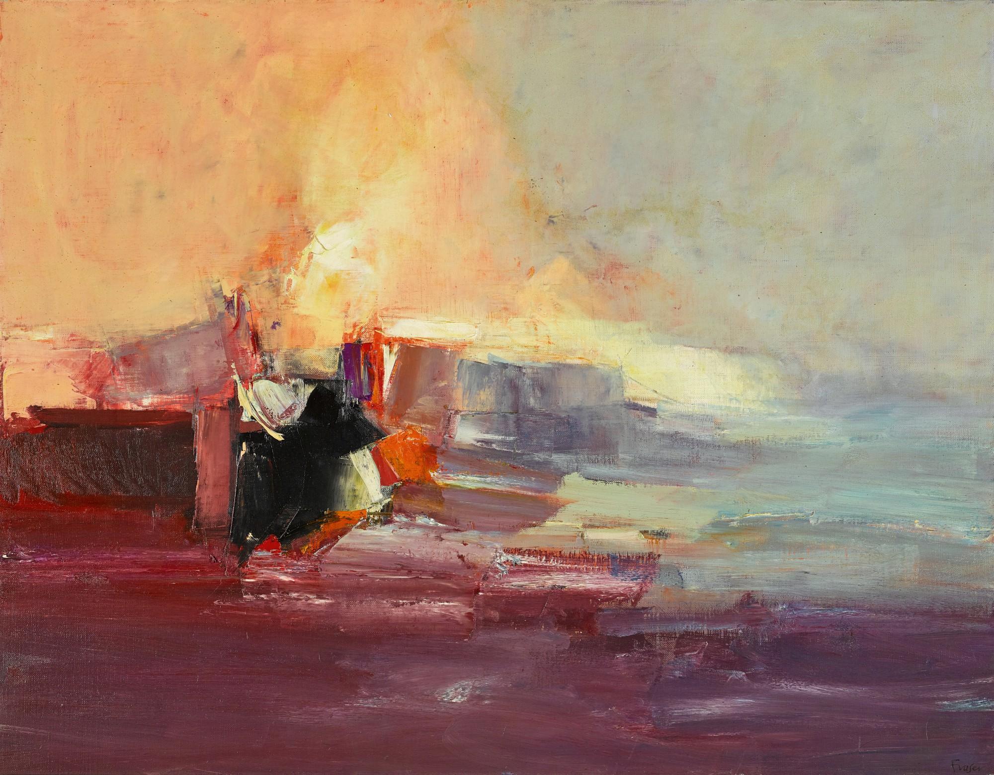 Donald Hamilton Fraser - Evening Landscape April 1957