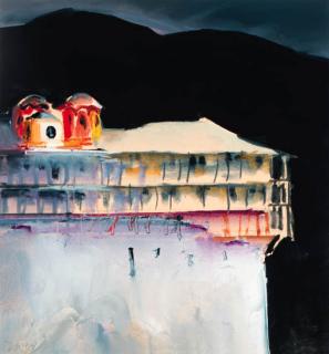 Donald Hamilton Fraser - Temple at Night