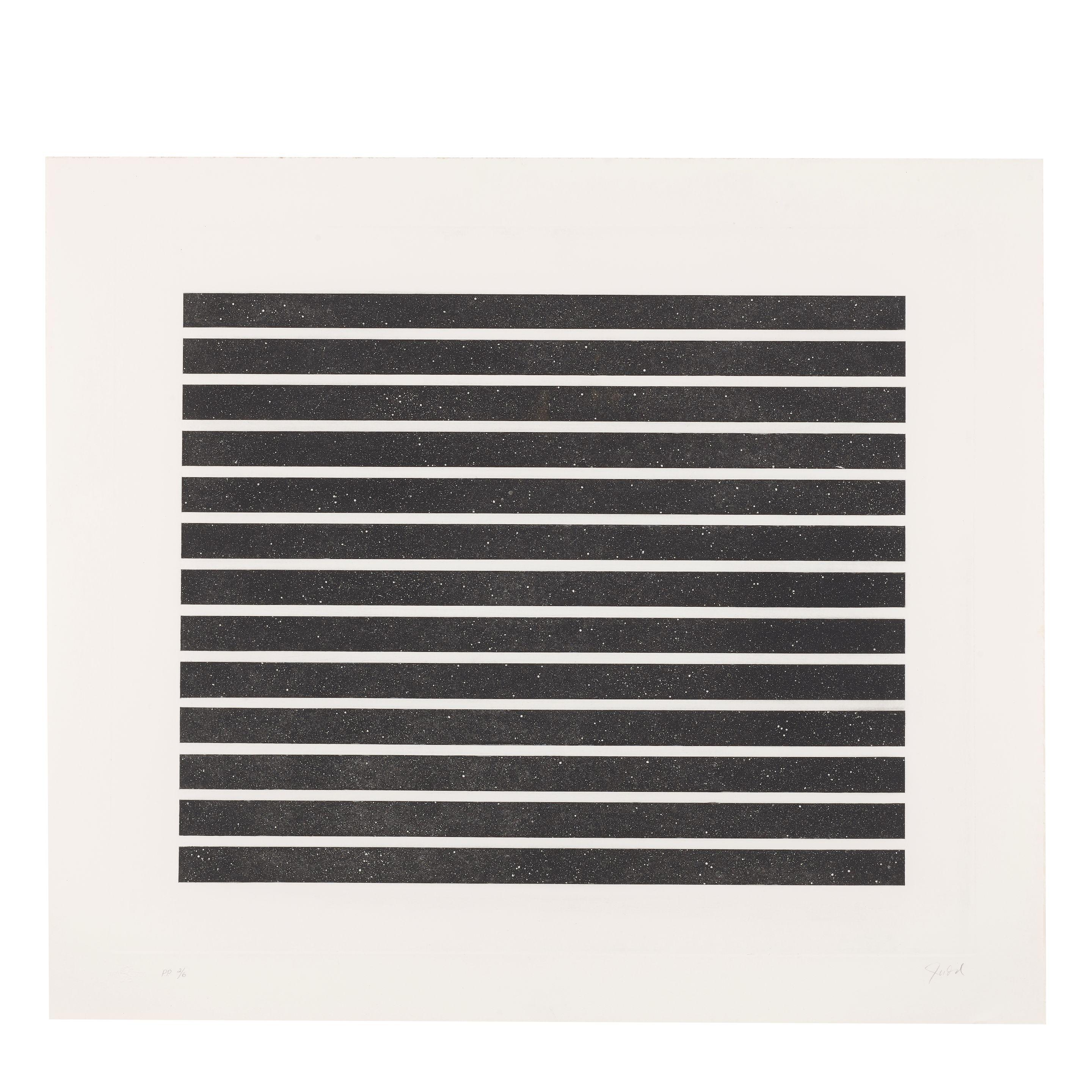 Donald Judd - One plate, from Untitled