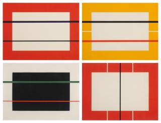 Donald Judd - Untitled: 4 Plates (Schellmann 195, 196, 198 & 199)