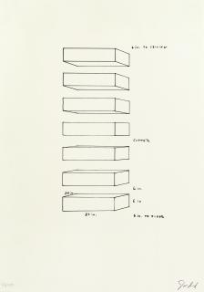 Donald Judd - Untitled, from \'Kunstmarkt Köln 1969\'
