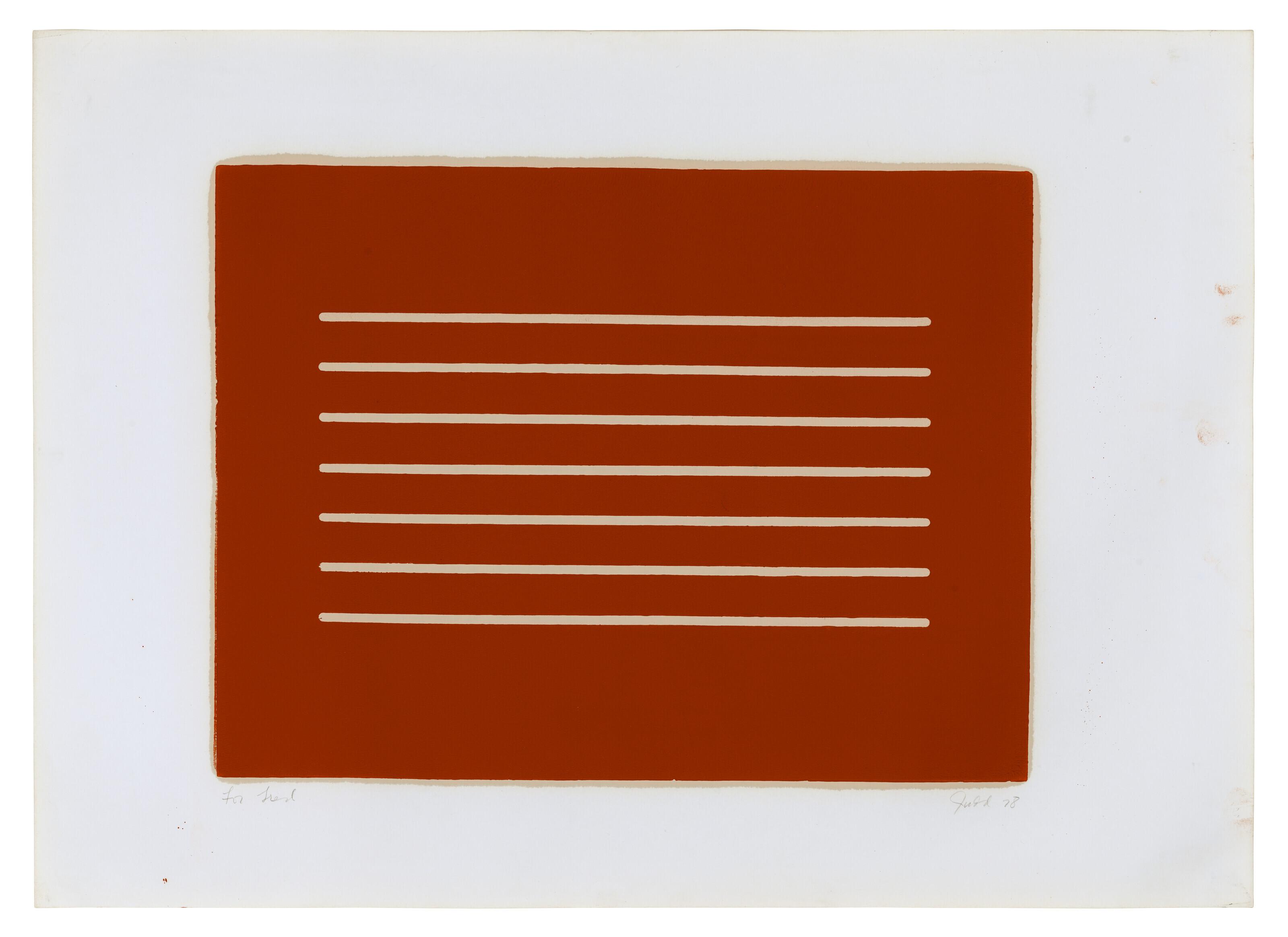 Donald Judd - Untitled