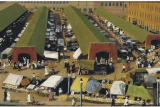 Donald Macbeth Sutherland - The Market Place