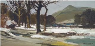 Donald Mcintyre - Snow, River Ogwen Valley, North Wales