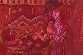 Donald Putman - Four Mexican Women in an Interior