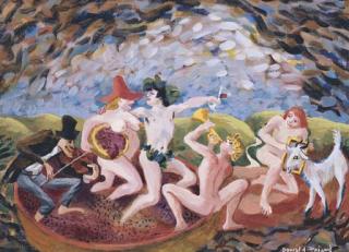 Donald Stuart Leslie Friend - Bacchanalian Scene