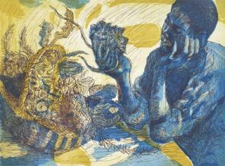 Donald Stuart Leslie Friend - Boy With Banksias