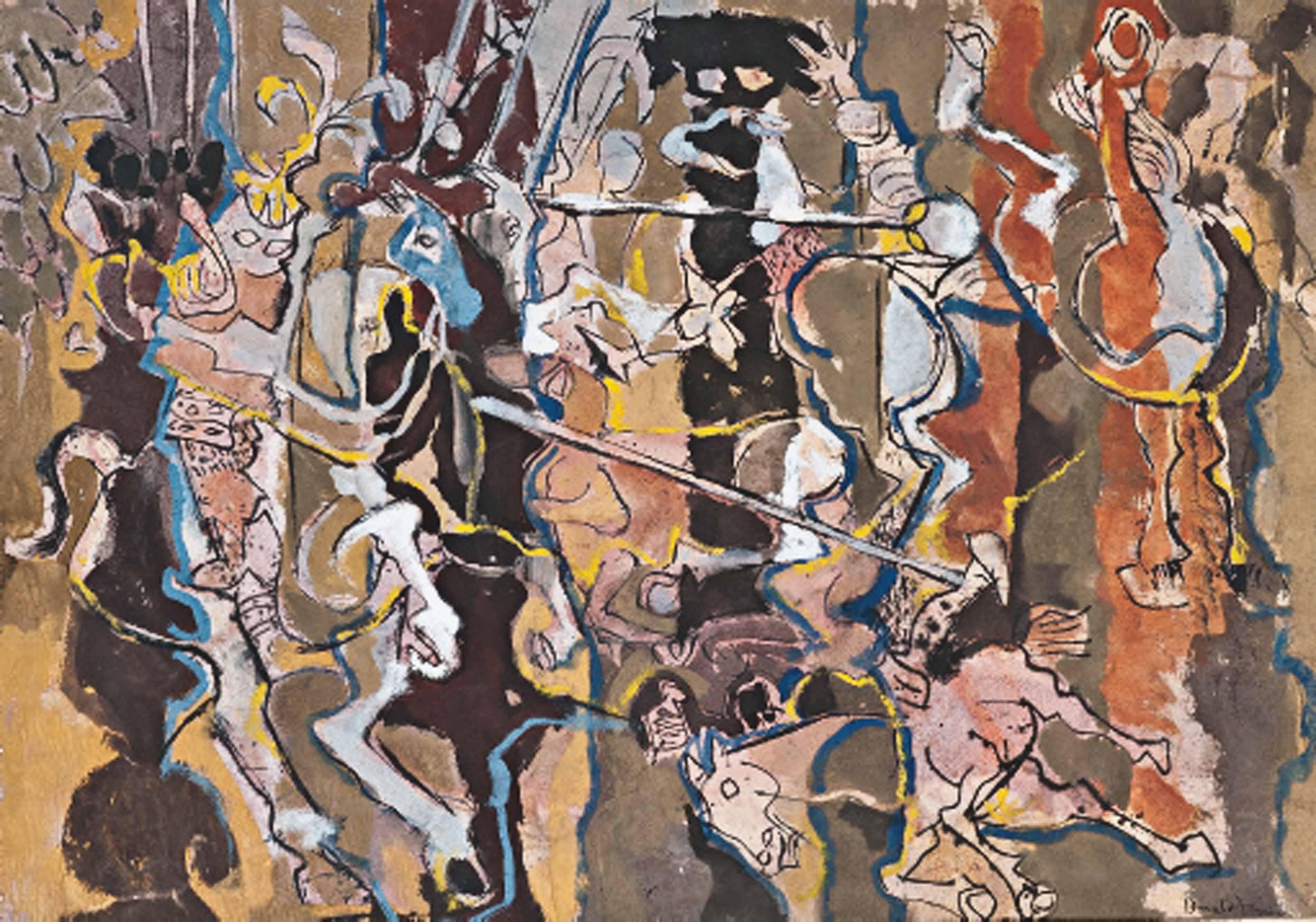 Donald Stuart Leslie Friend - Homage To Uccello