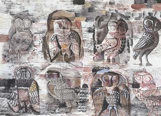 Donald Stuart Leslie Friend - Owls