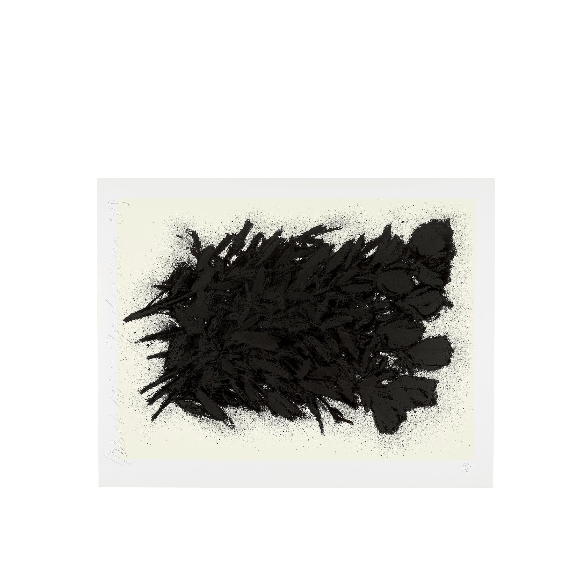 Donald Sultan - Black Roses, April 20, 2000