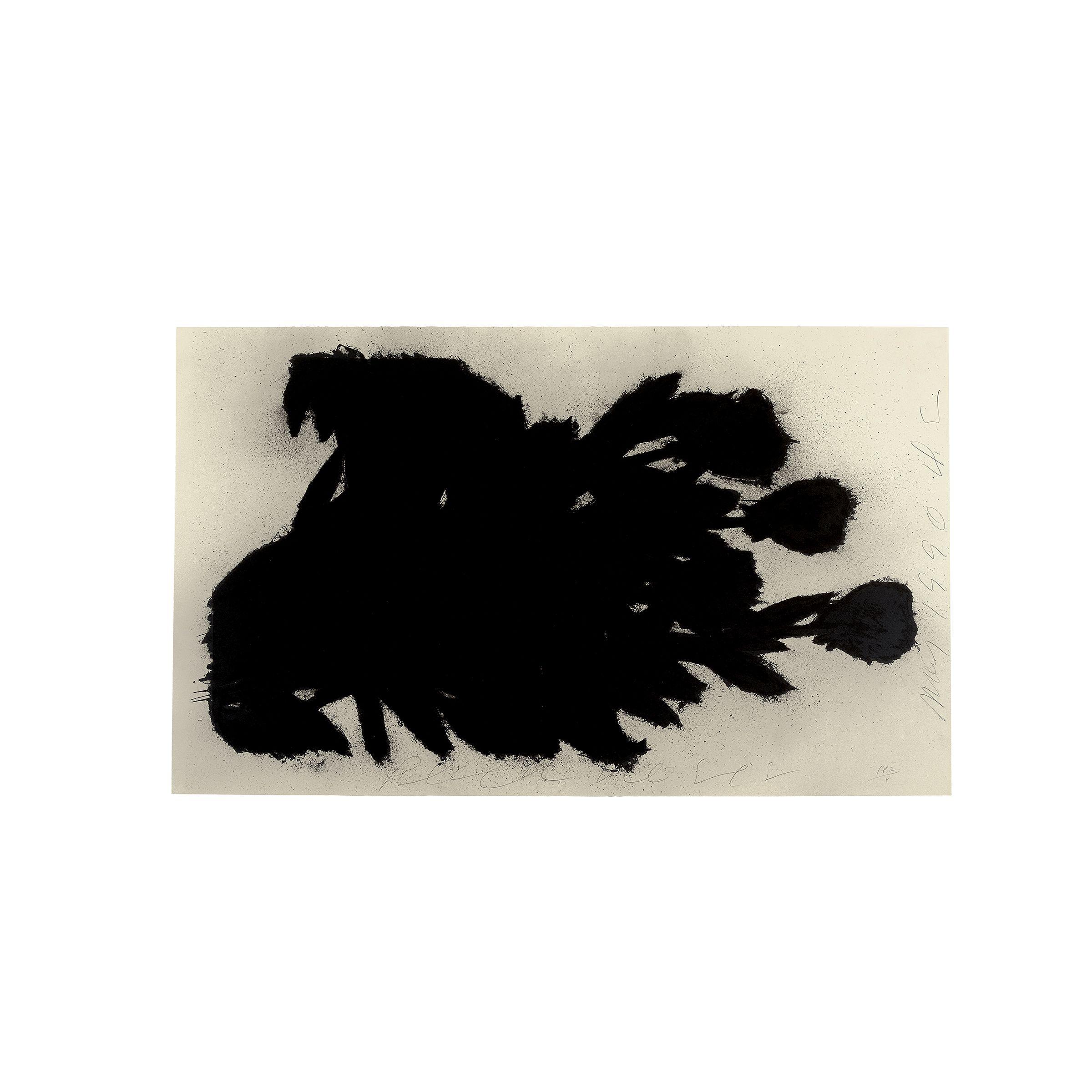 Donald Sultan - Black Roses, May 1990