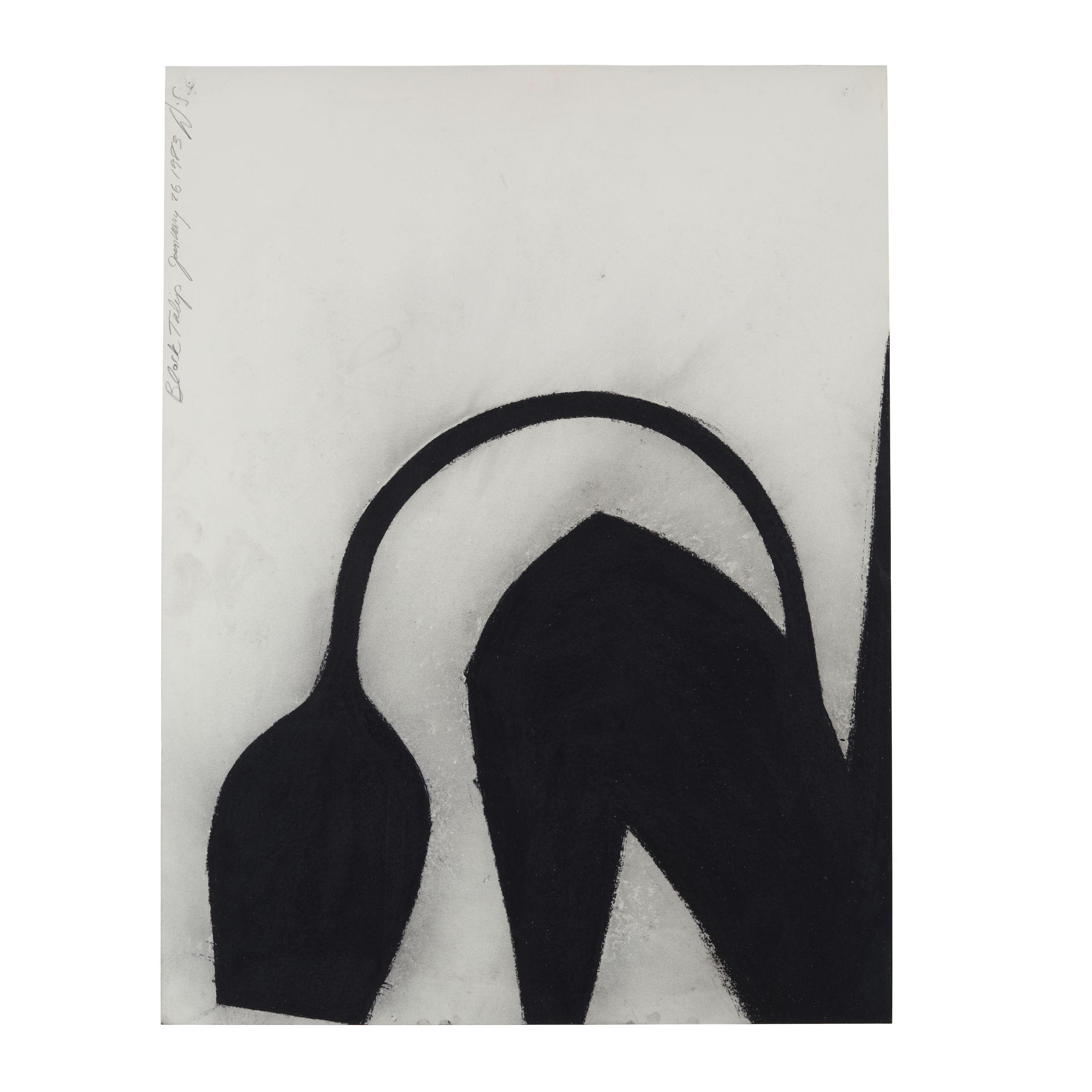 Donald Sultan - Black Tulip, January 26, 1983, 1983