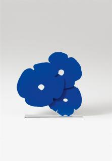 Donald Sultan - Blue Poppies