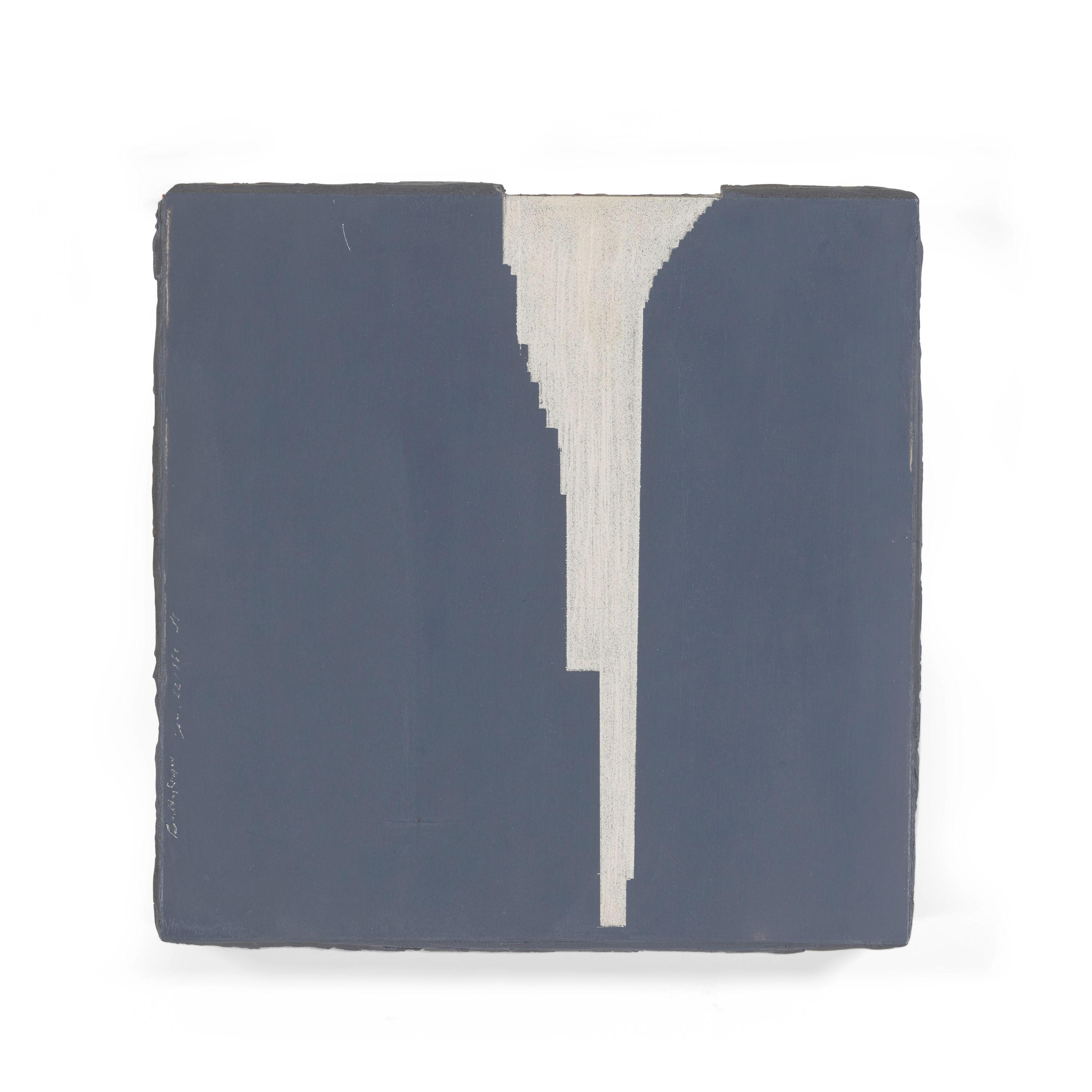 Donald Sultan - Building Canyon, June 22 1980, 1980